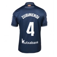 Real Sociedad Martin Zubimendi #4 Bortedrakt 2023-24 Kortermet